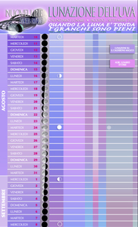 calendario lunare